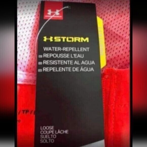 Under Armour Women’s Running / Storm Jacket Loose Fit Pink NWT - Picture 5 of 5